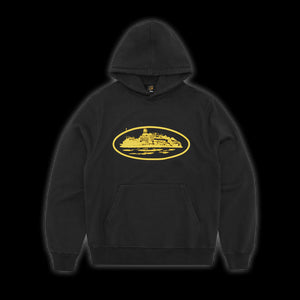 Corteiz Alcatraz Hoodie V2 Black & Yellow