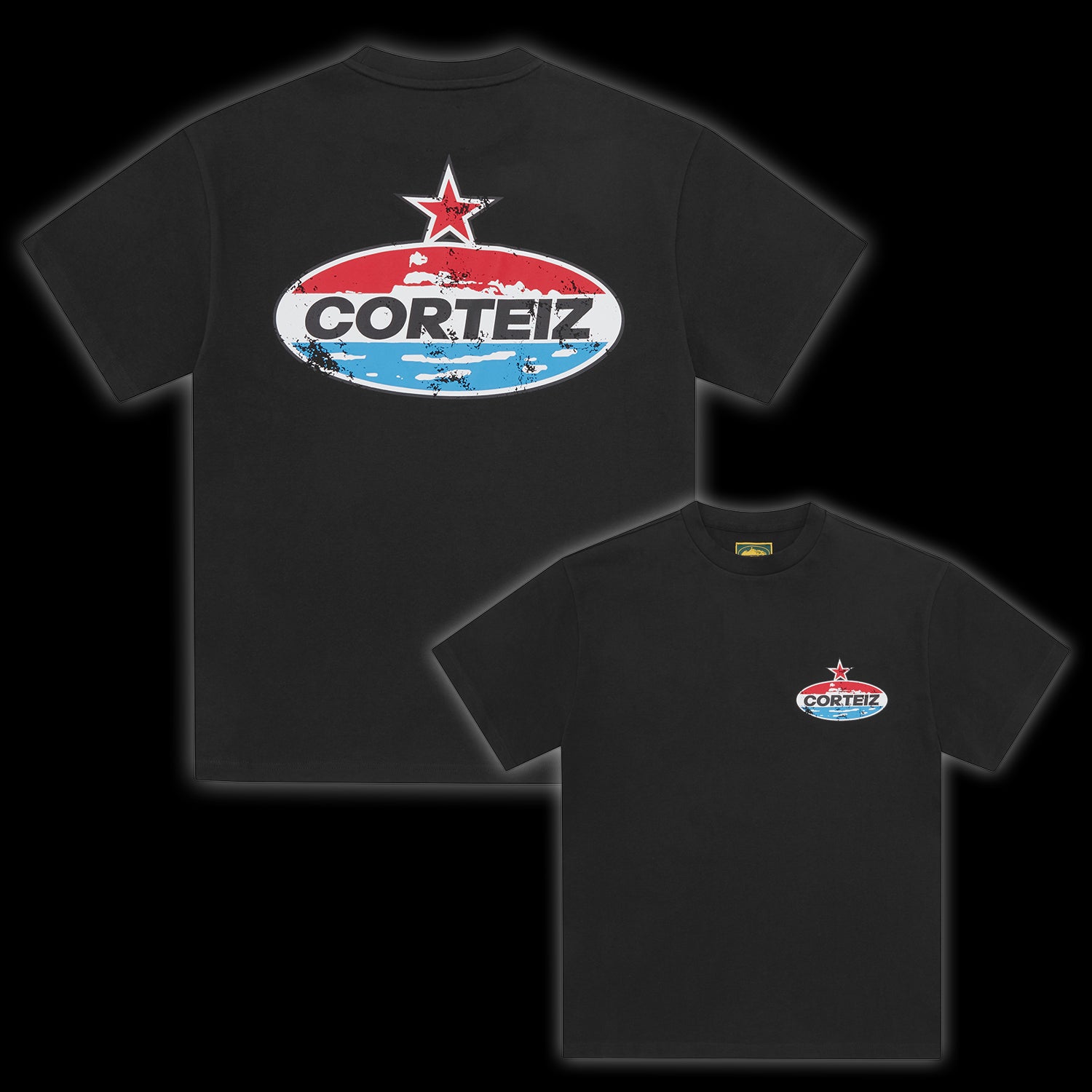 Corteiz Motor Heavyweight Tee Black