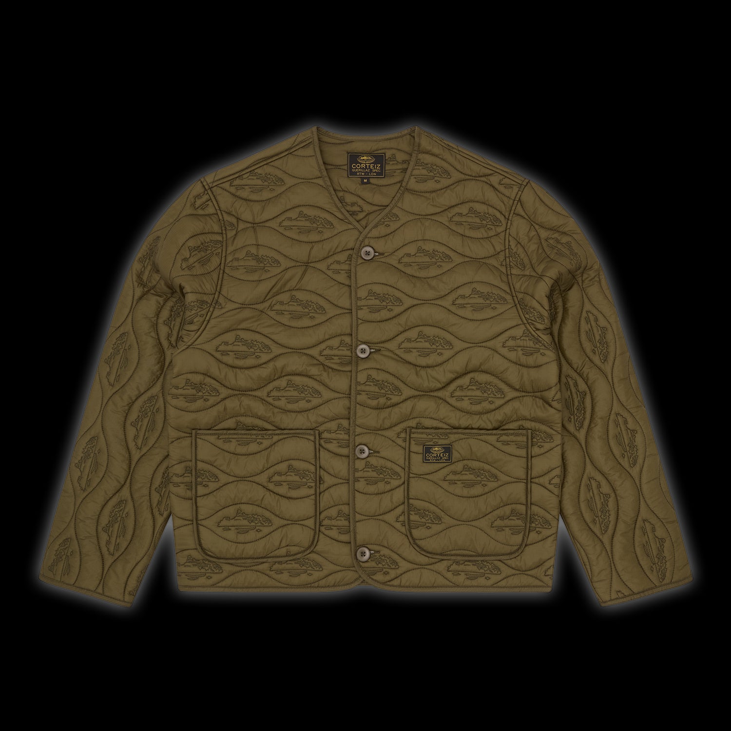 Corteiz Guerillaz Parka Liner Olive