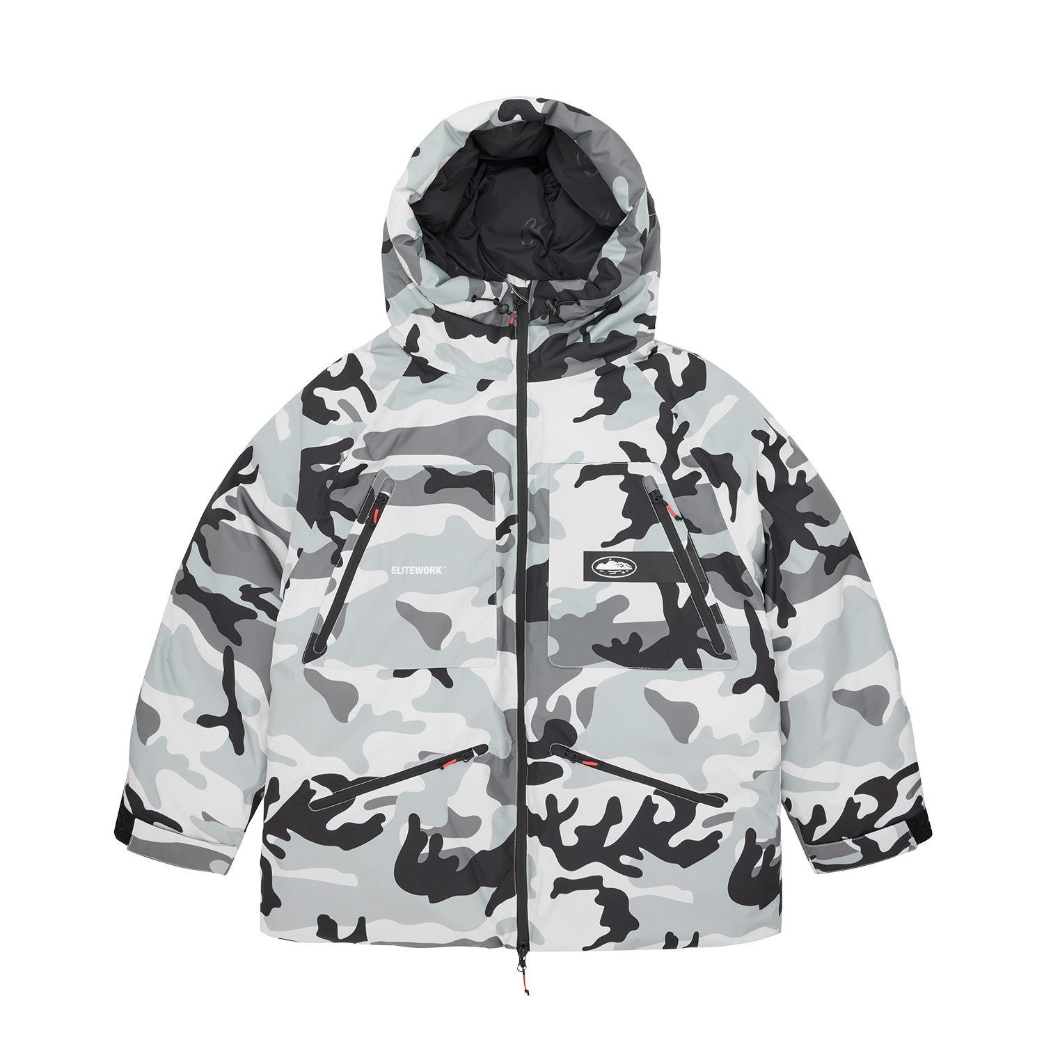 Corteiz x Denim Tears Elitework™ Avalanche Bolo Parka Arctic camo