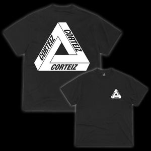 Corteiz Really Complicated Triangle Tee Black