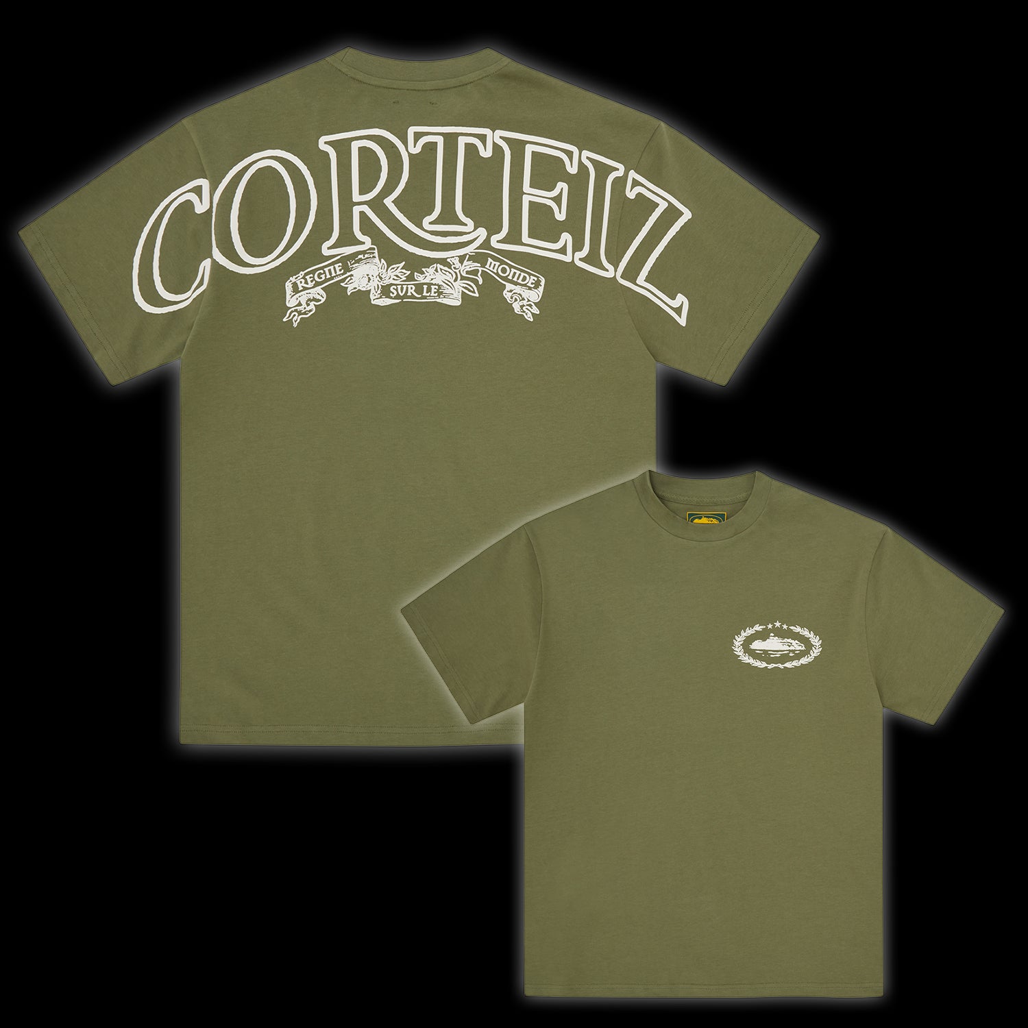 Corteiz Royale Heavyweight Tee - olive