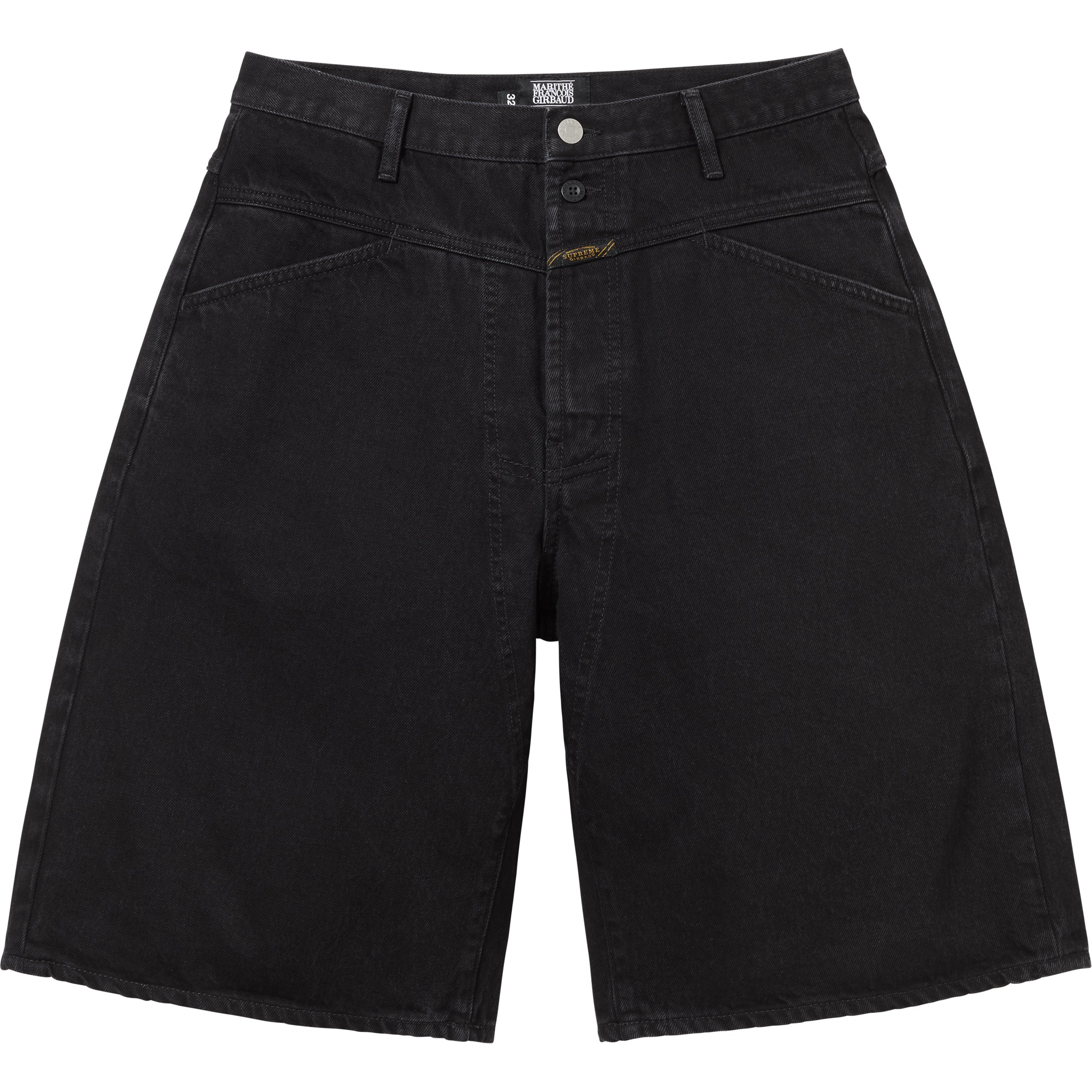 Supreme / Marithé + François Girbaud X-Seam Baggy Denim Short - Black