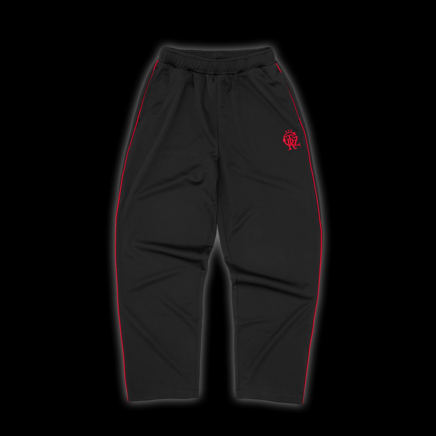 Corteiz 3 Star Crest Track Pant Black