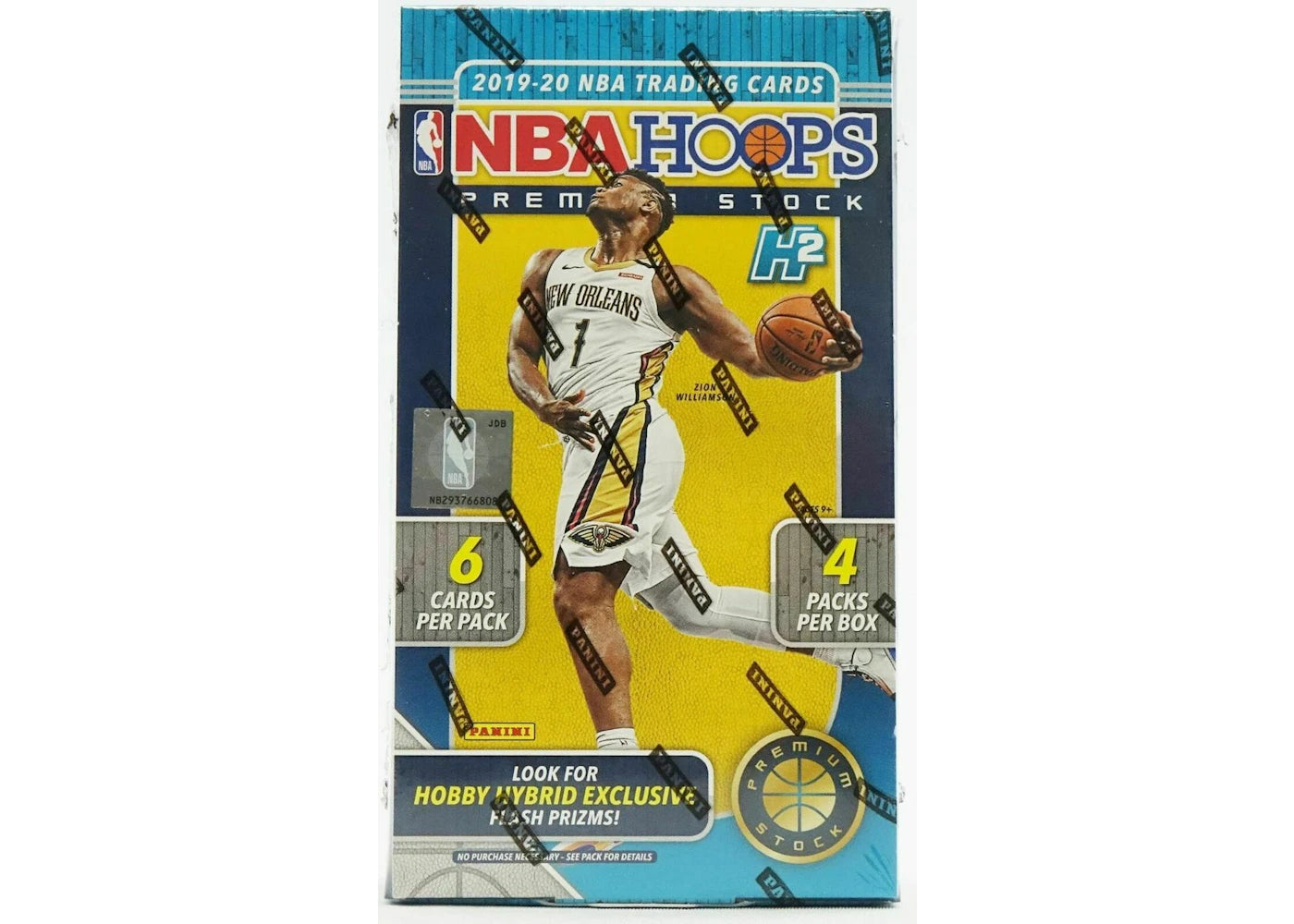 2019-20 Panini NBA Hoops Premium Stock Basketball Hobby Hybrid Box