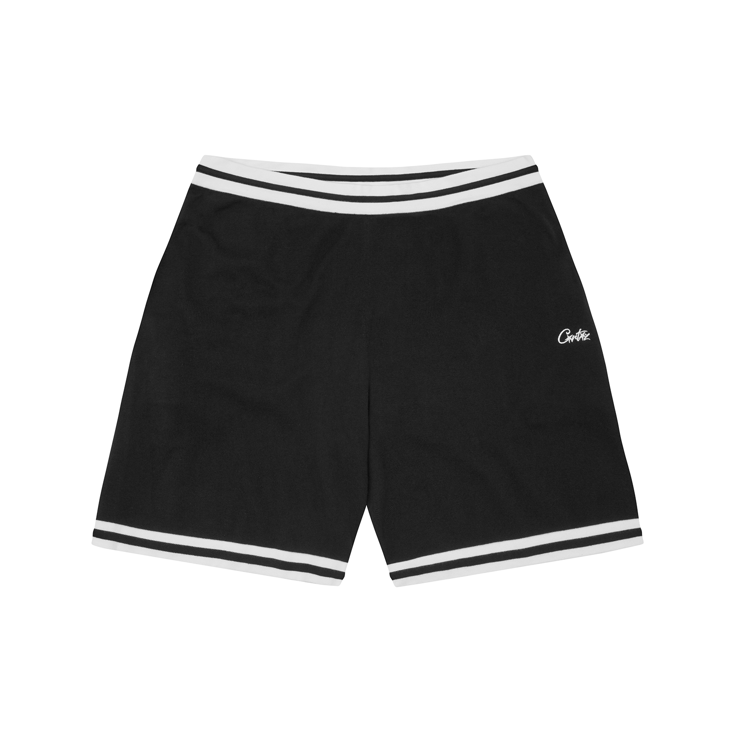 Corteiz Deala Knit Shorts Black