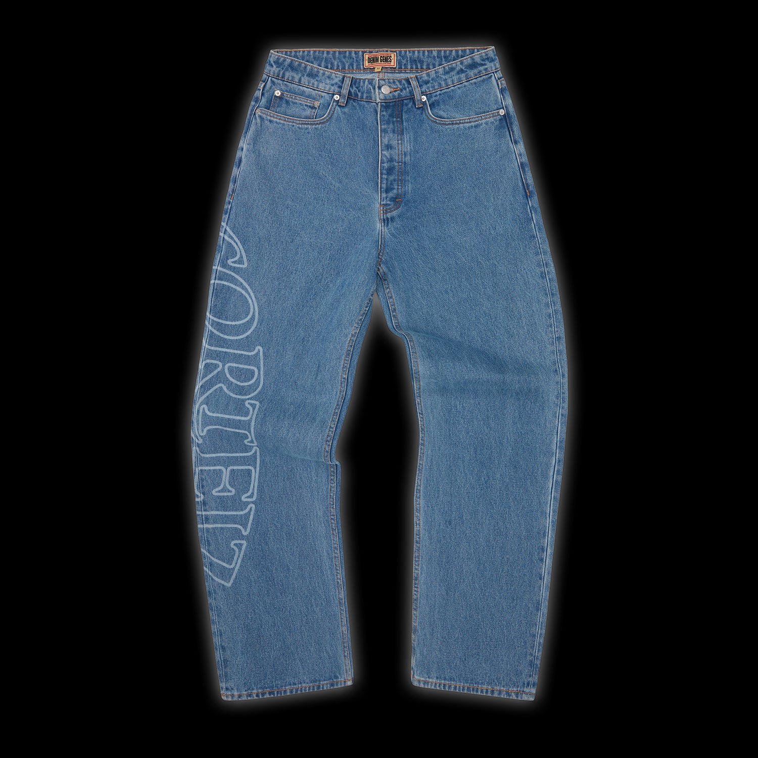 Corteiz Superior Royale Denim Jeans Washed Blue