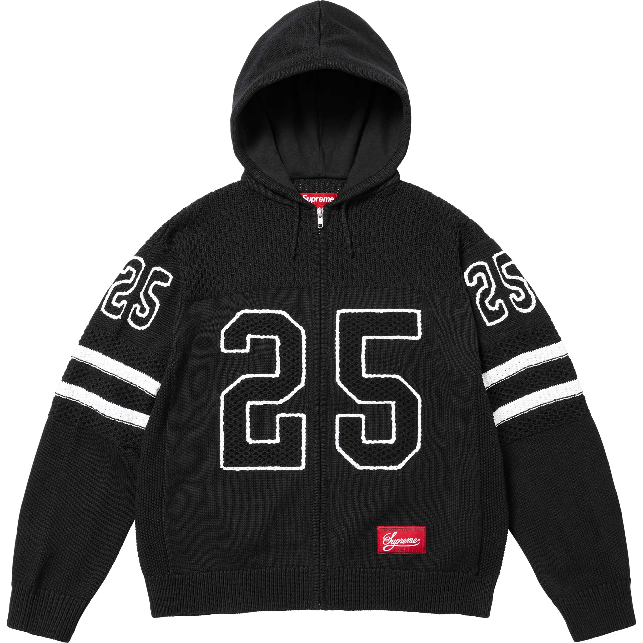 Supreme Sport Zip Up Hooded Sweater - Black