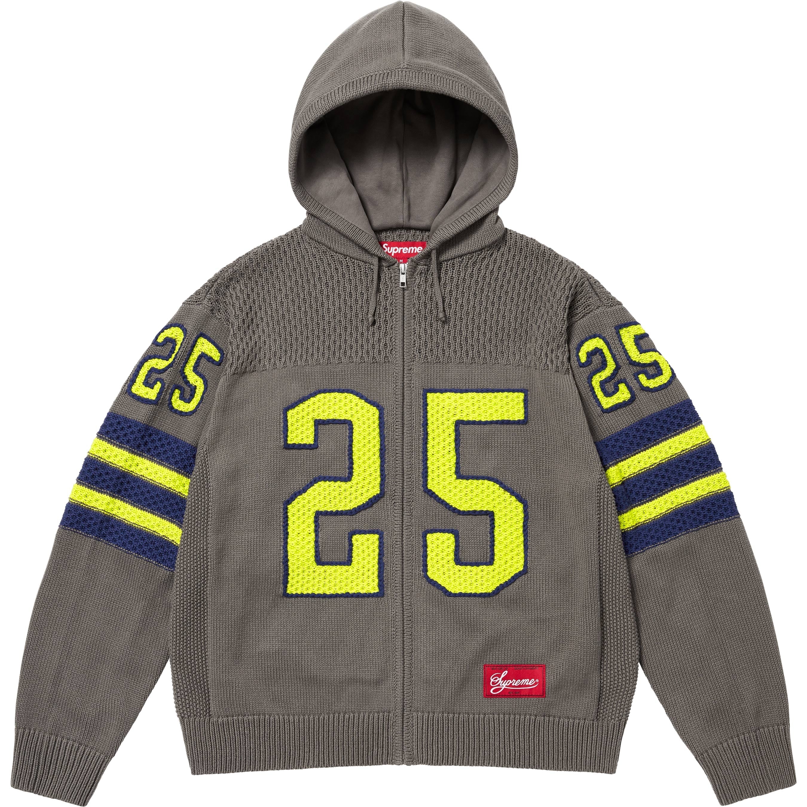 Supreme Sport Zip Up Hooded Sweater - Grey