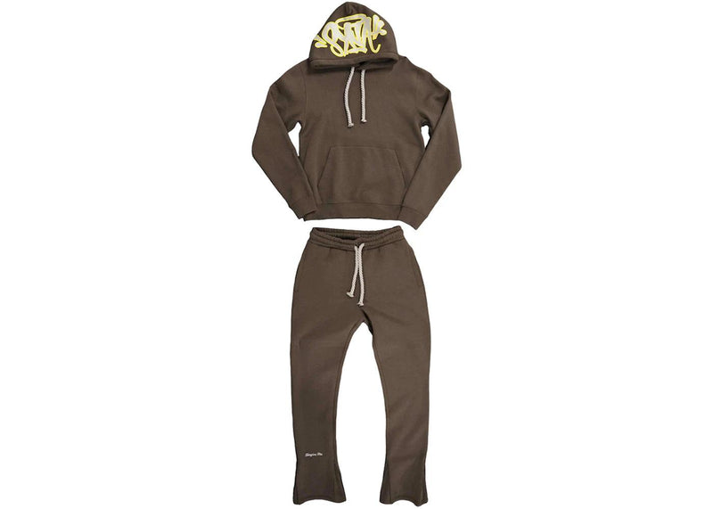 Syna World Syna Logo Tracksuit Brown - Side Kicks