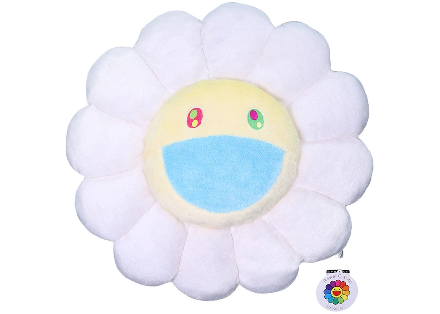 Takashi Murakami Flower Plush 60CM White/Yellow - Side Kicks