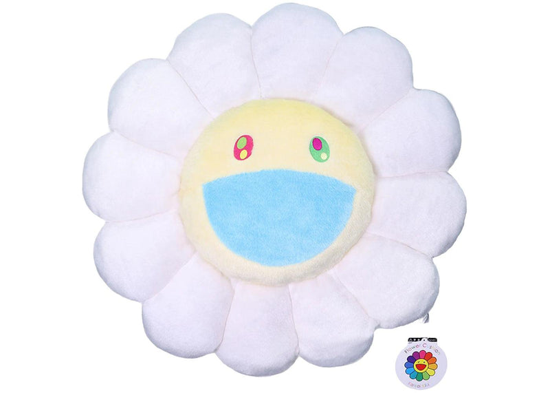 Takashi Murakami Flower Plush 60CM White/Yellow - Side Kicks