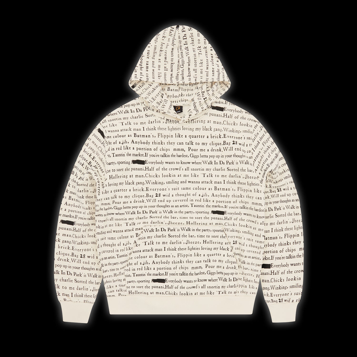 Corteiz National Anthem Hoodie - natural