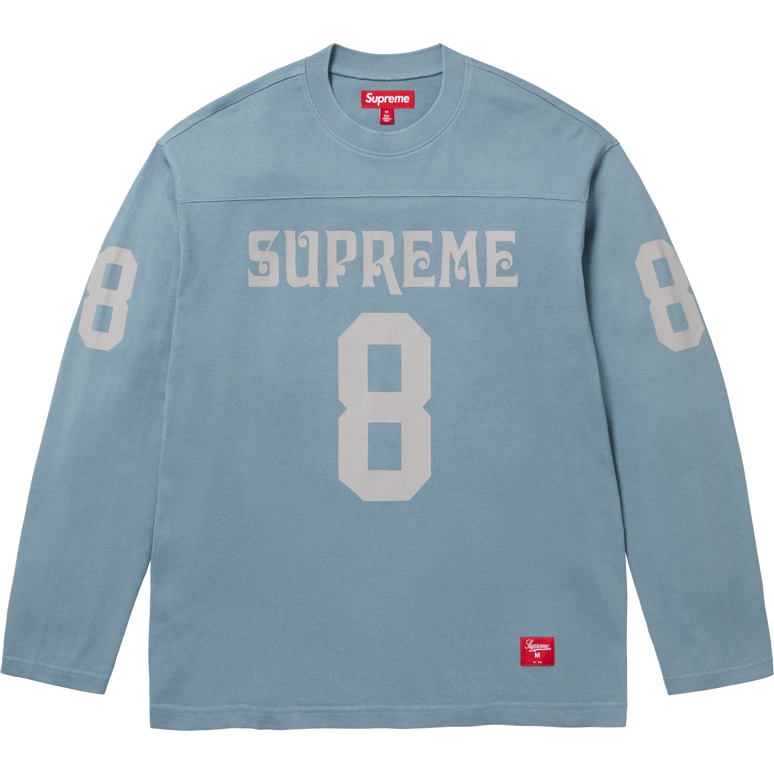 Supreme Affiliated L/S Football Top - Slate