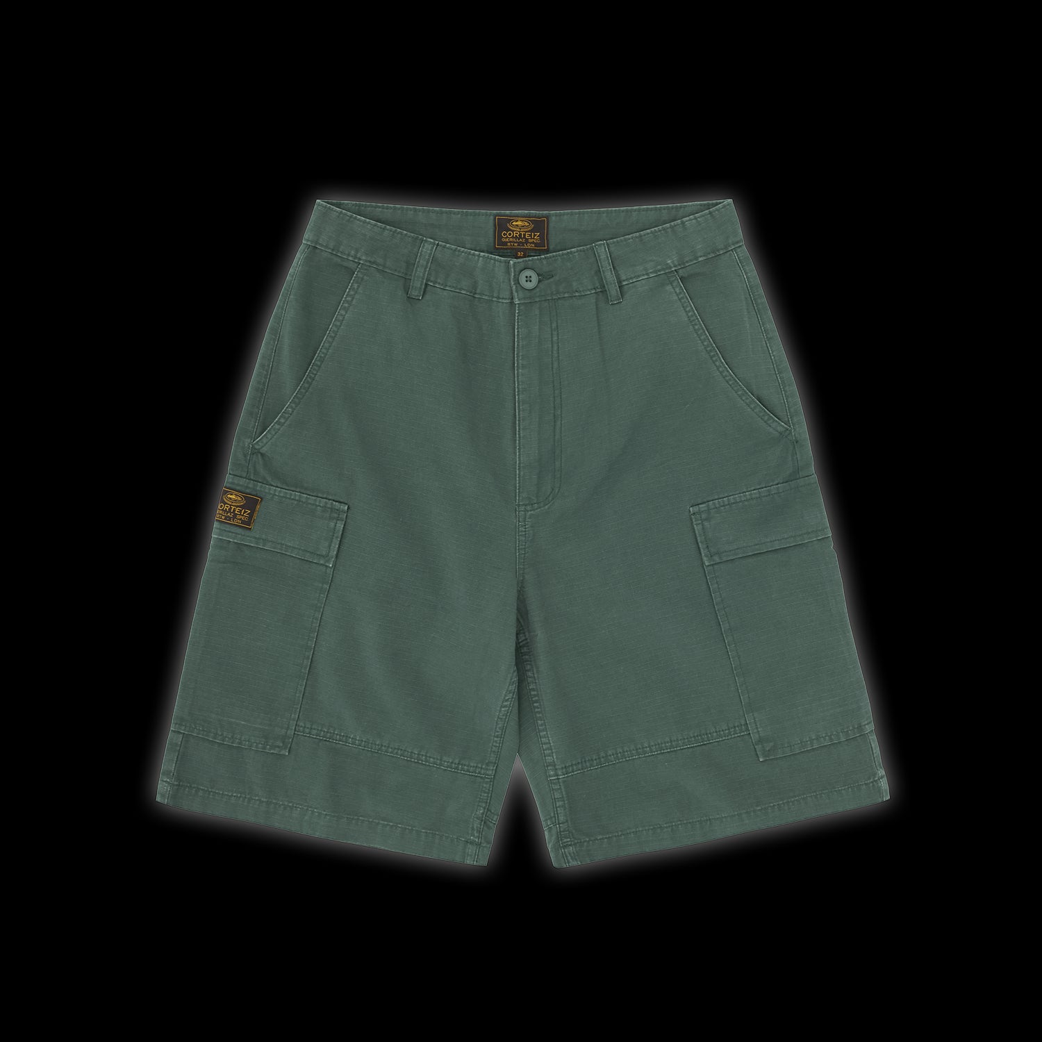 Corteiz Guerillaz Cargo Short Olive