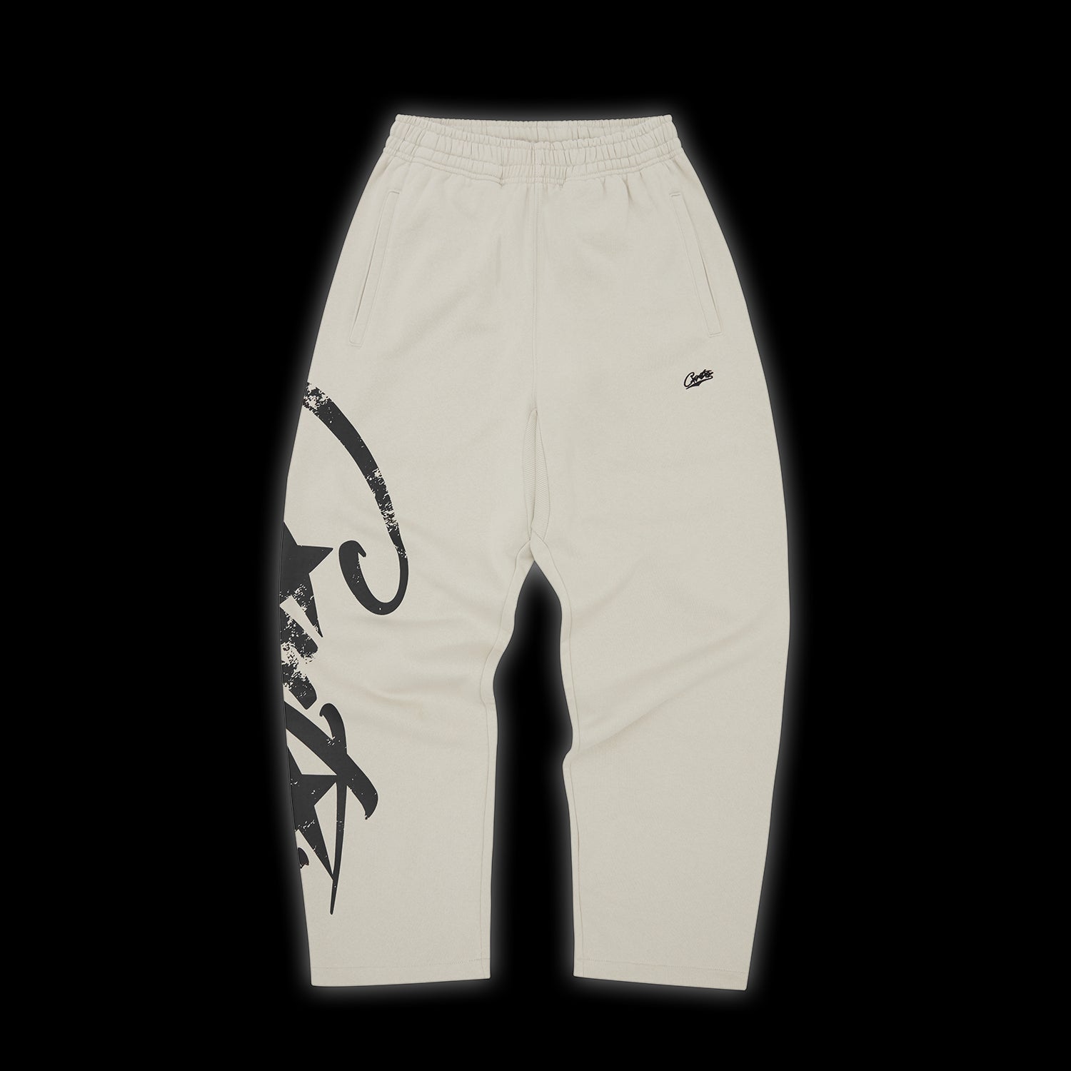 Corteiz Woosh Open Hem Sweatpants Bone
