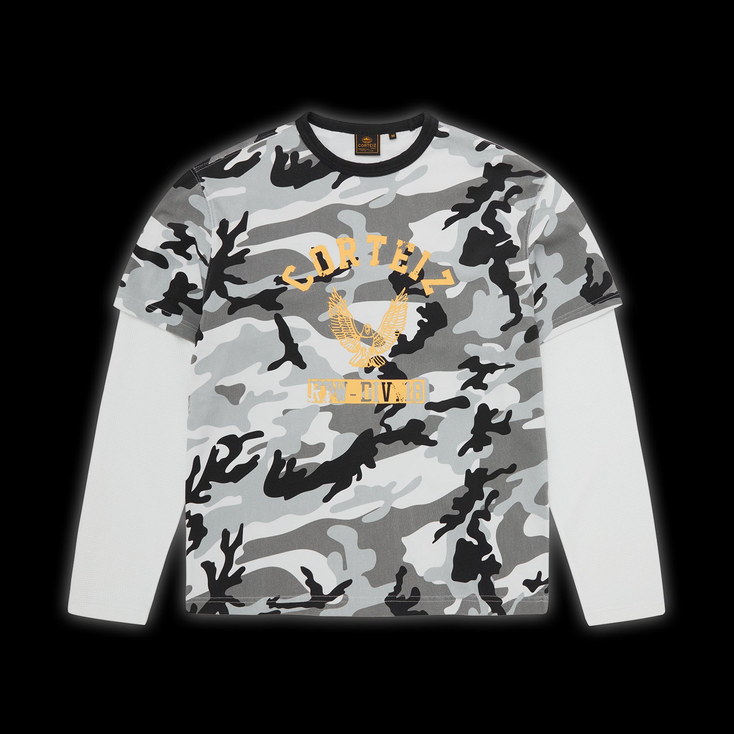Corteiz Eagle Camo Thermal LS arctic