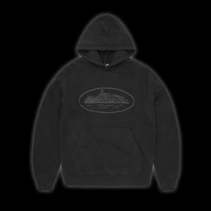 Corteiz Alcatraz Hoodie 2025 Black / Black